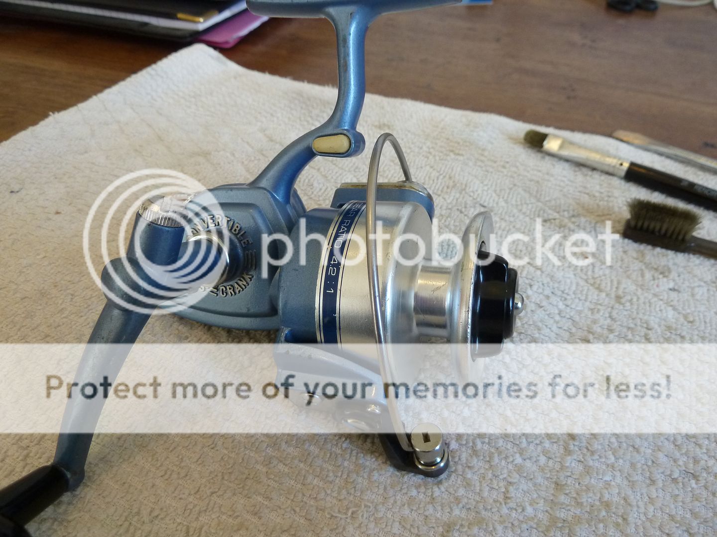 リール Shakespeare 2410 Shakespeare 2410 vintage convertible spinning fishing reel